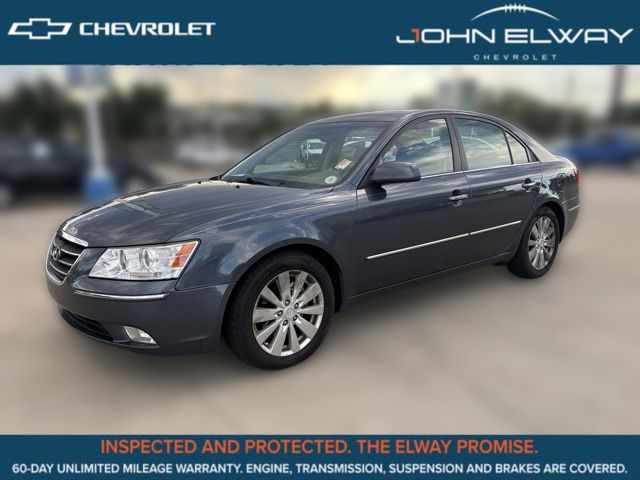 Slate Blue Metallic 2009 Hyundai Sonata Sedan Front-Wheel Drive 5-Speed Automatic Overdrive