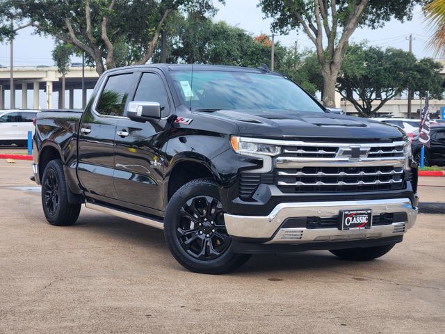 Black 2023 Chevrolet Silverado 1500 Pickup Truck Four-Wheel Drive Automatic