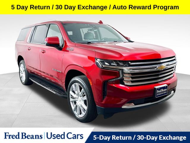 Cherry Red Tintcoat 2022 Chevrolet Suburban SUV / Crossover Four-Wheel Drive