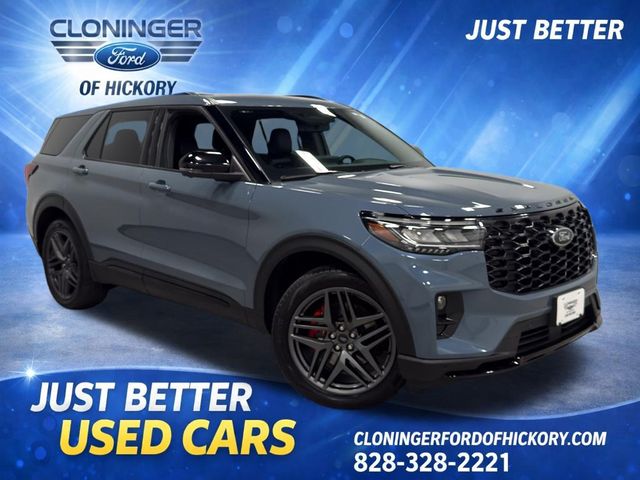 Vapor Blue 2025 Ford Explorer ST AWD SUV / Crossover All-Wheel Drive Automatic