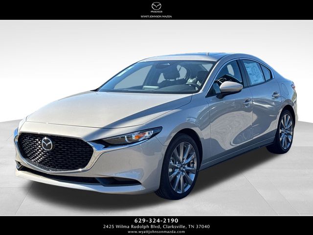 Gray (Platinum Quartz Metallic) 2026 Mazda MAZDA3 2.5 S Preferred Sedan FWD Sedan Front-Wheel Drive 6-Speed Automatic