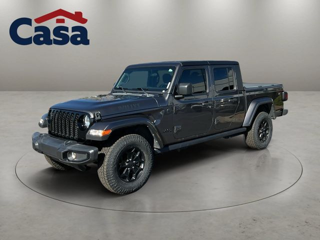 Gray (Granite Crystal Metallic Clearcoat) 2022 Jeep Gladiator Pickup Truck Four-Wheel Drive 8-Speed Automatic