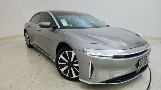 Silver 2024 Lucid Air Touring AWD Sedan All-Wheel Drive 1-Speed Automatic