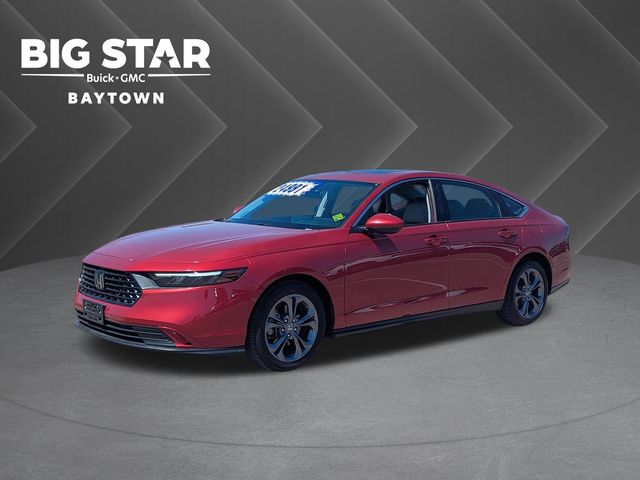 2024 Honda Accord EX Red at Joe Myers Mazda Kia