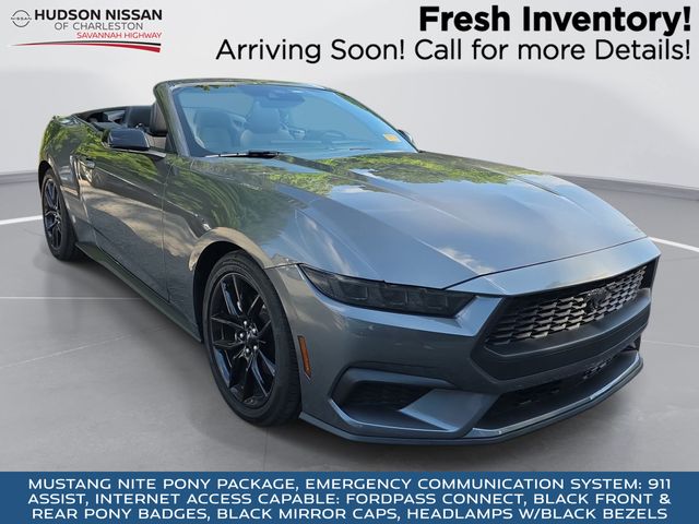 Gray Metallic 2025 Ford Mustang Convertible Rear-Wheel Drive Automatic
