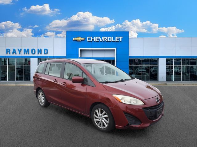 Brilliant Black Clearcoat 2012 Mazda MAZDA5 Minivan Front-Wheel Drive 5-Speed Automatic Overdrive