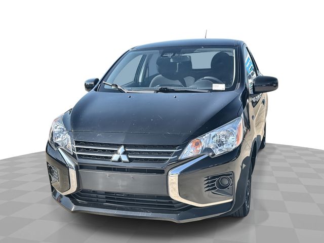 Black 2024 Mitsubishi Mirage Hatchback Front-Wheel Drive Continuously Variable Transmission