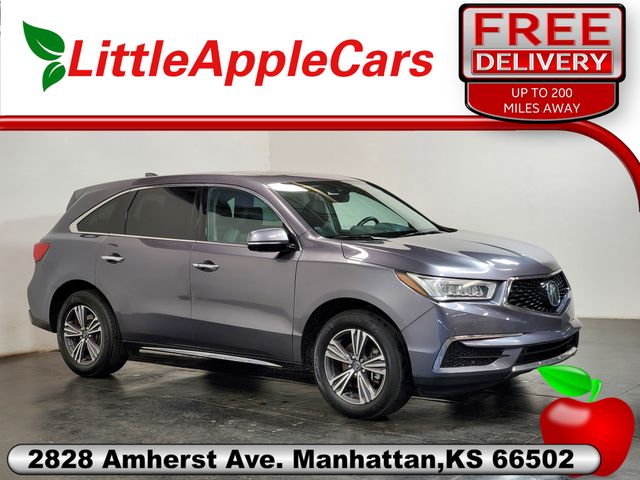 Gray (Modern Steel Metallic) 2018 Acura MDX SUV / Crossover All-Wheel Drive 9-Speed Automatic