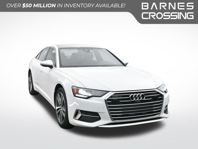 White 2023 Audi A6 quattro Premium 45 TFSI Sedan All-Wheel Drive 7-Speed Automatic