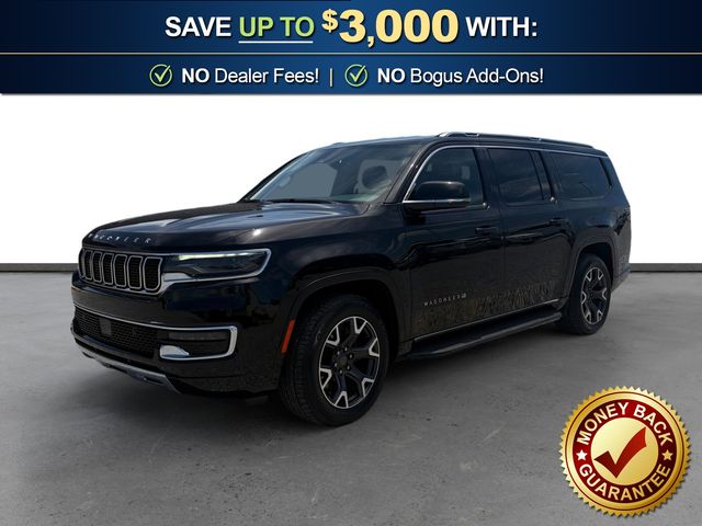 Diamond Black Crystal Pearlcoat 2023 Jeep Wagoneer L Series III RWD SUV / Crossover 4X2 8-Speed Automatic