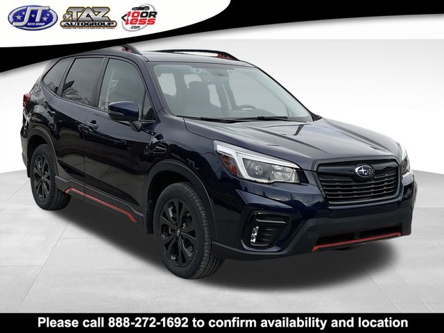 Dark Blue Pearl 2021 Subaru Forester Sport Crossover AWD SUV / Crossover All-Wheel Drive Continuously Variable Transmission