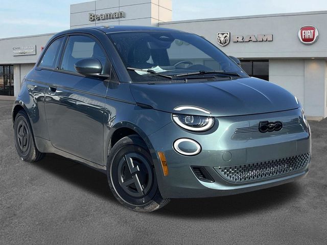 Green Metallic 2025 FIAT 500e Giorgio Armani FWD Hatchback Front-Wheel Drive 1-Speed Automatic