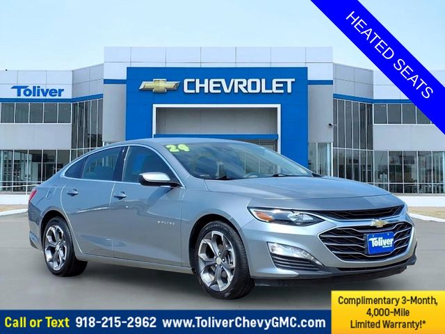 Sterling Gray Metallic 2024 Chevrolet Malibu Sedan Front-Wheel Drive Continuously Variable Transmission