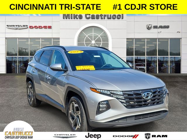 Shimmering Silver 2023 Hyundai Tucson SUV / Crossover All-Wheel Drive 8-Speed Automatic