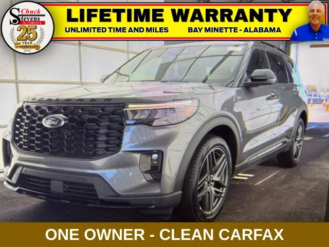 Gray Metallic 2025 Ford Explorer ST-Line AWD SUV / Crossover All-Wheel Drive Automatic