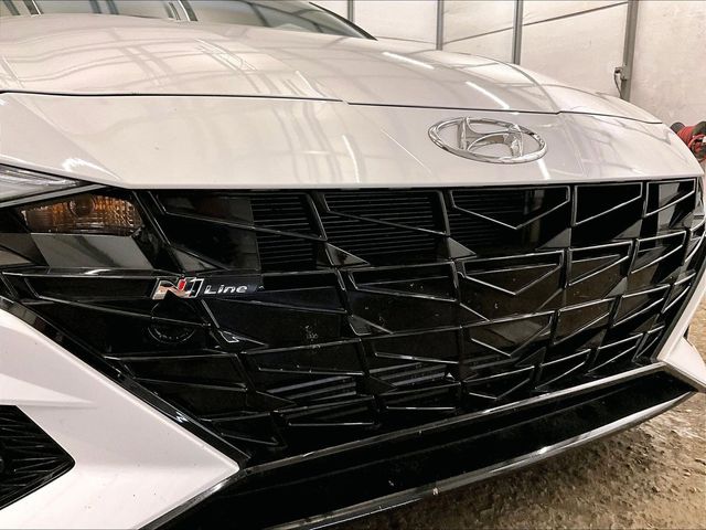 2023 Hyundai Elantra N Line White at Klick Lewis Buick Chevrolet