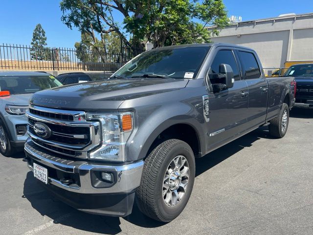 Gray Metallic 2022 Ford F-350 Super Duty Pickup Truck Four-Wheel Drive Automatic