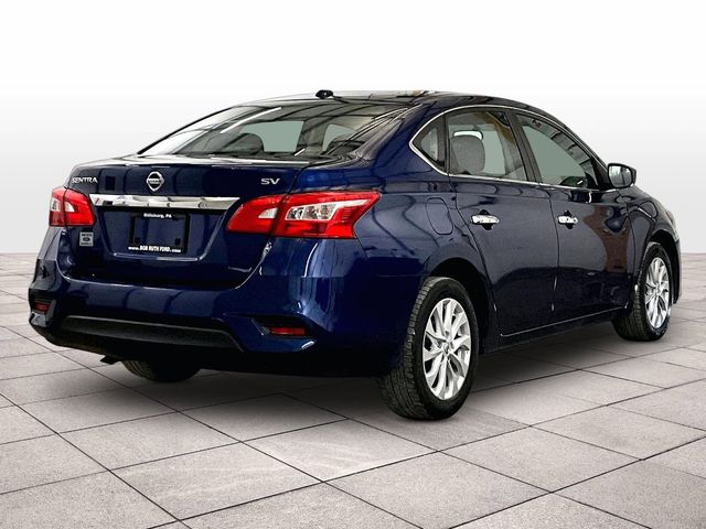 2019 Nissan Sentra SV Blue at Subaru and VW of Moon Township