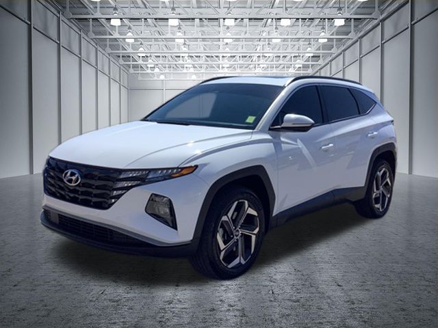 White Pearl 2023 Hyundai Tucson SUV / Crossover All-Wheel Drive 8-Speed Automatic
