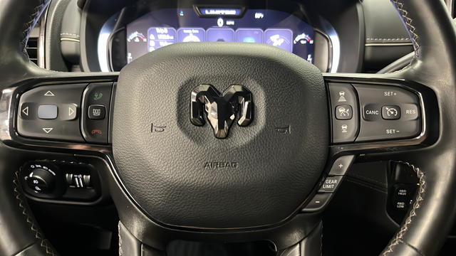 Used 2023 Diamond Black Crystal Pearlcoat Ram Limited image 17
