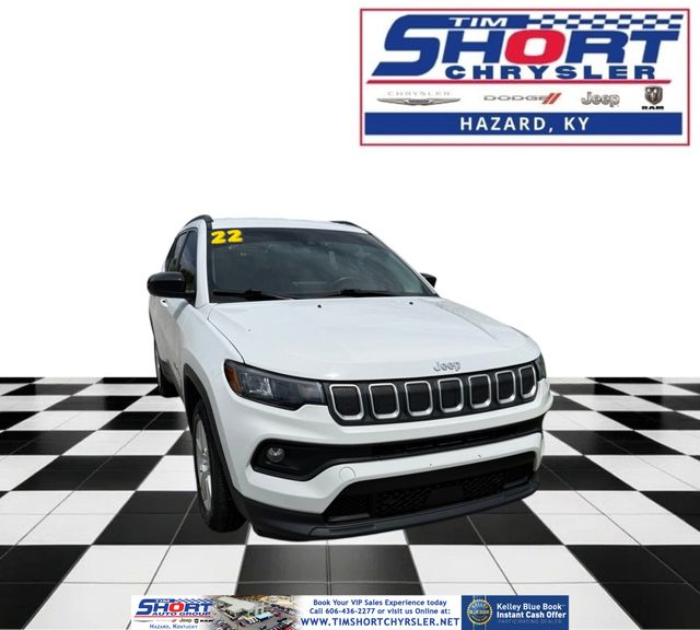Bright White Clearcoat 2022 Jeep Compass SUV / Crossover Four-Wheel Drive 9-Speed Automatic