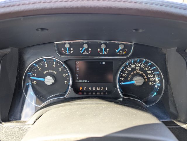 2014 White Platinum Clearcoat Metallic Ford F-150 King Ranch 4X4 Truck