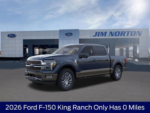 Brown 2026 Ford F-150 King Ranch SuperCrew 4WD Pickup Truck Four-Wheel Drive Automatic