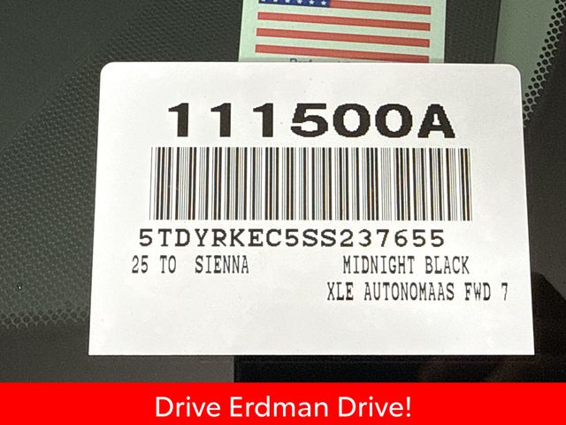 Used 2025 Toyota Sienna Van