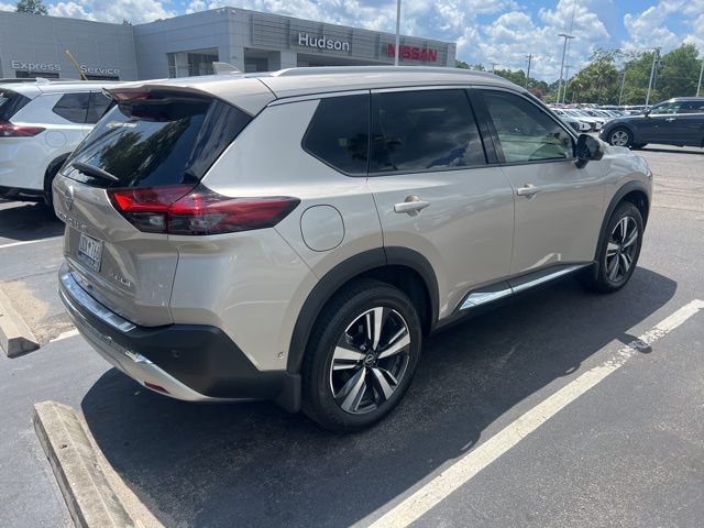 2023 Champagne Silver Metallic Nissan Rogue Platinum FWD SUV
