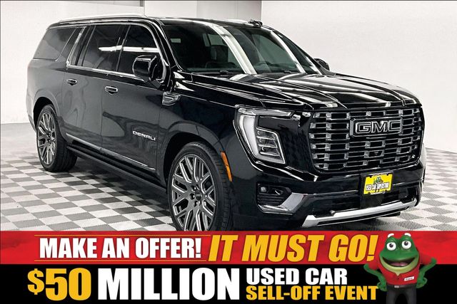 Onyx Black 2025 GMC Yukon XL SUV / Crossover Four-Wheel Drive 10-Speed Automatic