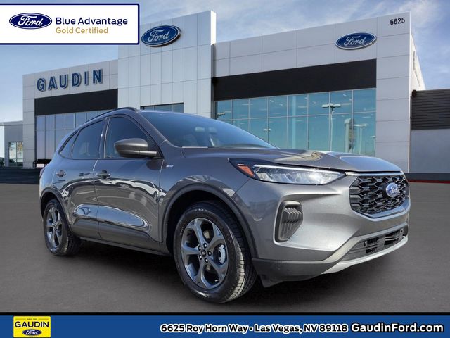 Gray Metallic 2025 Ford Escape Hybrid SUV / Crossover Front-Wheel Drive Continuously Variable Transmission