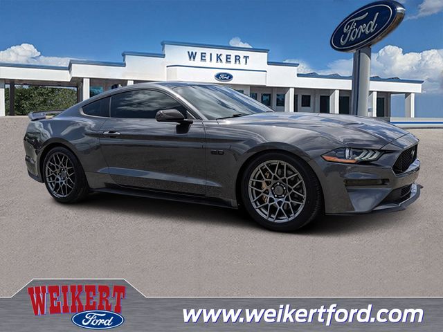 Gray (Magnetic) 2019 Ford Mustang GT Premium Coupe RWD Coupe Rear-Wheel Drive 6-Speed Manual