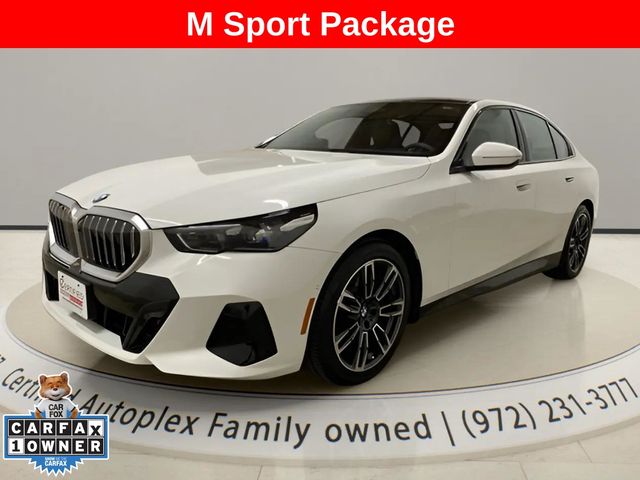 Alpine White 2026 BMW 5 Series Sedan All-Wheel Drive 8-Speed Automatic