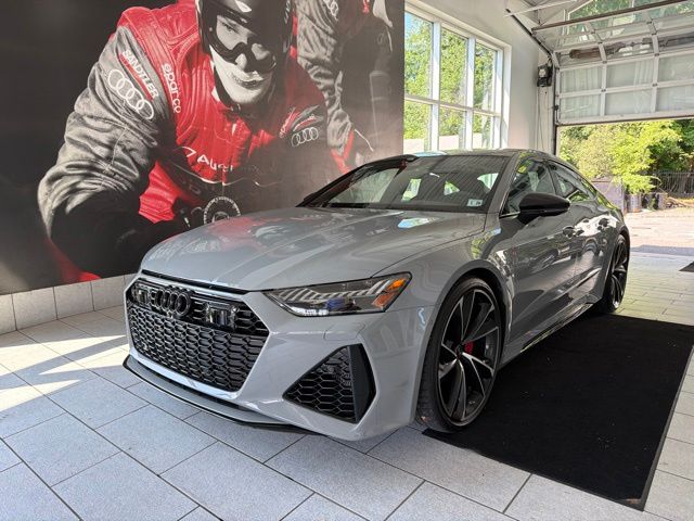 Gray 2023 Audi RS 7 Sedan All-Wheel Drive 8-Speed Automatic