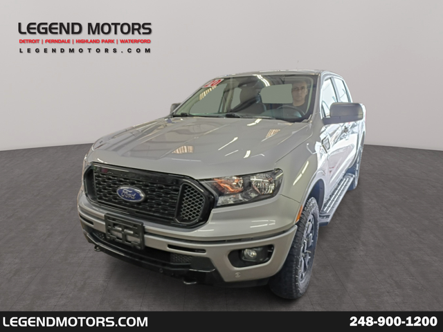 Silver 2020 Ford Ranger XLT SuperCrew 4WD Pickup Truck Four-Wheel Drive Automatic