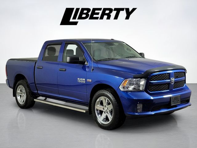 Blue Streak Pearlcoat 2017 RAM 1500 Express Crew Cab 4WD Pickup Truck Four-Wheel Drive 8-Speed Automatic