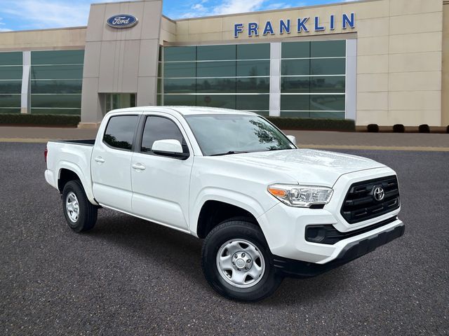 Super White 2017 Toyota Tacoma SR V6 Double Cab 4WD Pickup Truck Four-Wheel Drive 6-Speed Automatic