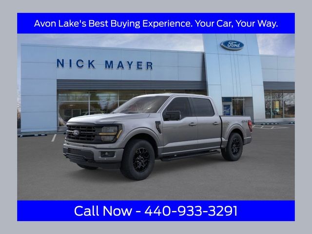 Gray Metallic 2026 Ford F-150 XLT SuperCrew 4WD Pickup Truck Four-Wheel Drive Automatic