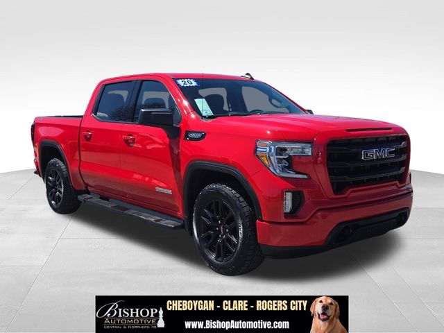 Cardinal Red 2020 GMC Sierra 1500 Elevation Crew Cab 4WD Pickup Truck Four-Wheel Drive Automatic