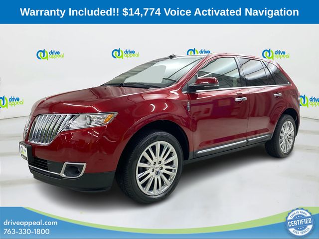 Ruby Red Metallic 2015 Lincoln MKX SUV / Crossover All-Wheel Drive 6-Speed Automatic