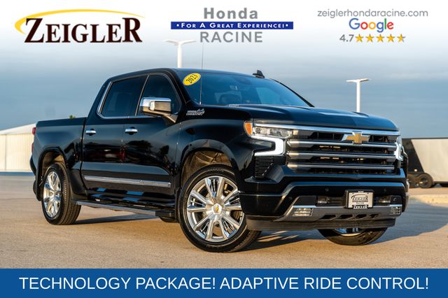 Black 2023 Chevrolet Silverado 1500 Pickup Truck Four-Wheel Drive Automatic