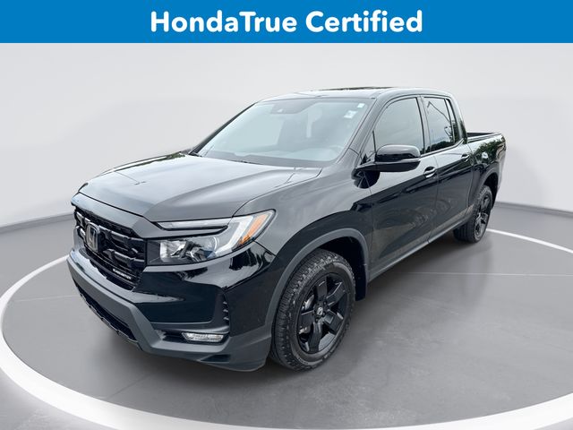 Crystal Black Pearl 2024 Honda Ridgeline Pickup Truck All-Wheel Drive 9-Speed Automatic