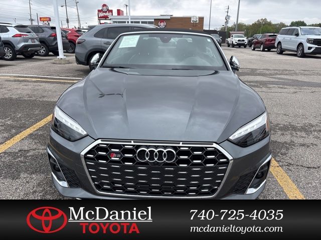 Chronos Gray Metallic 2024 Audi S5 3.0T quattro Premium Plus Cabriolet AWD Convertible All-Wheel Drive 8-Speed Automatic