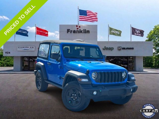 Blue Pearl 2024 Jeep Wrangler SUV / Crossover Four-Wheel Drive 8-Speed Automatic