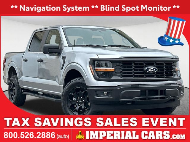Iconic Silver Metallic 2024 Ford F-150 Pickup Truck Four-Wheel Drive Automatic