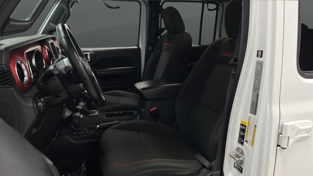Used 2021 Bright White Clearcoat Jeep Rubicon image 10