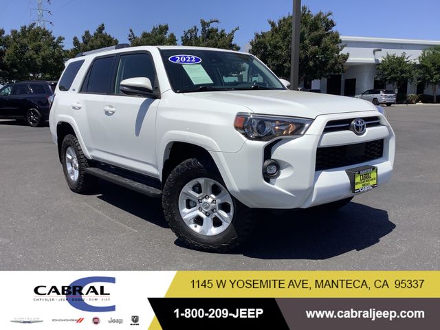 White 2022 Toyota 4Runner SUV / Crossover Four-Wheel Drive 5-Speed Automatic