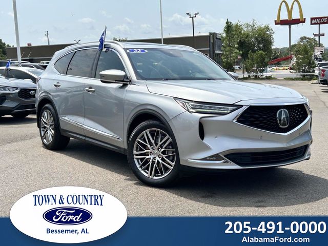 Lunar Silver Metallic 2022 Acura MDX SUV / Crossover All-Wheel Drive Automatic