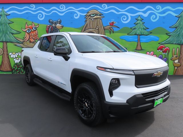 Summit White 2024 Chevrolet Silverado EV Pickup Truck All-Wheel Drive 1-Speed Automatic