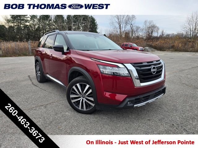 Red 2022 Nissan Pathfinder SUV / Crossover All-Wheel Drive 9-Speed Automatic